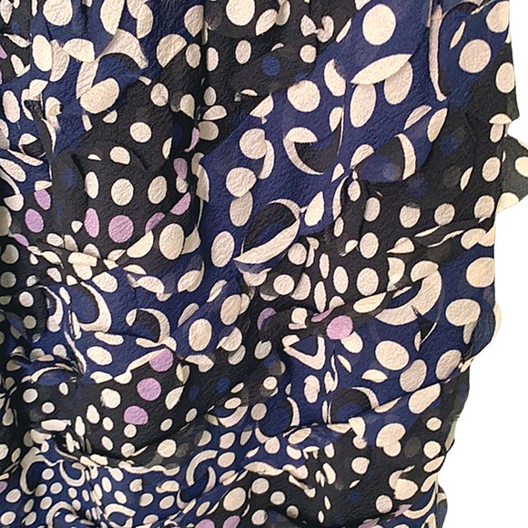 Diane Von Furstenberg DVF 100% Silk Draped Printed Persia Mini Dress Siz… - Picture 2 of 16